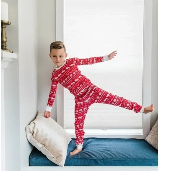 LazyOne Warm Long-Sleeve PJ Sets for Girls and Boys Pajama Sets - Picture 2 of 7
